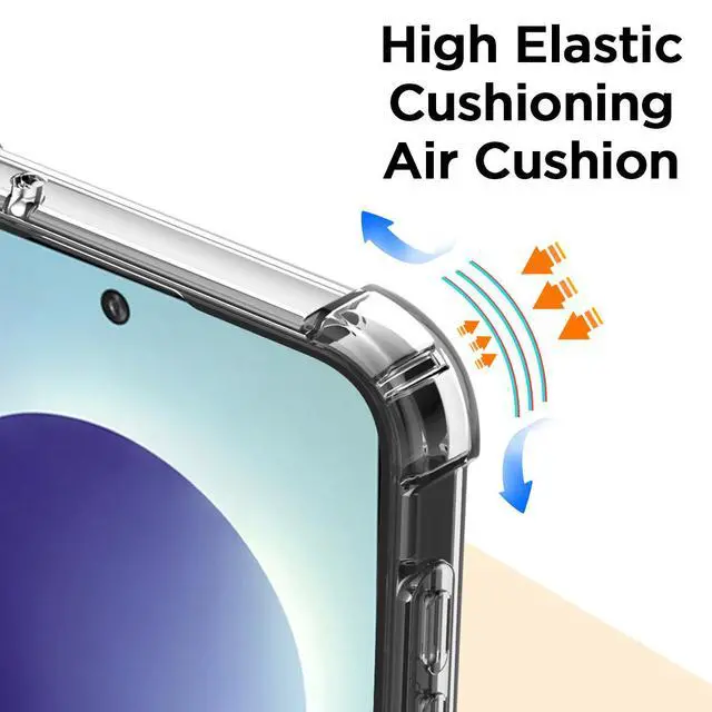 Alt view image 6 of 7 - SZYG Clear Case for Samsung Galaxy Z FLIP 8 5G MagSafe Magnetic Shockproof Heavy Duty Protective Phone Cover Slim Back Transparnt Case for Galaxy Z Flip8 2026