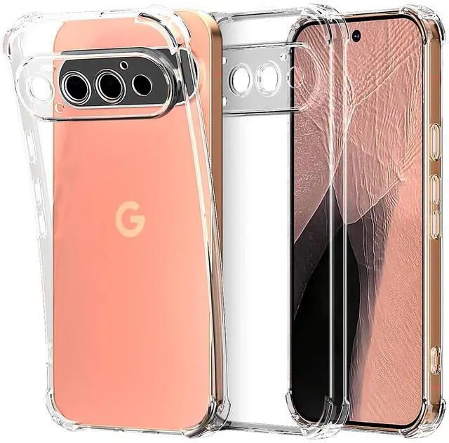 Alt view image 2 of 7 - SZYG Case for Google Pixel 11 Pro Phone Cover Clear TPU Shockproof Heavy Duty Bumper Slim Back Protection Anti-yellowing Case for Pixel 11 Pro 6.3 Inch 2026