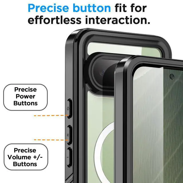 Alt view image 7 of 7 - SZYG IP68 Waterproof Case for Google Pixel 11 Pro Underwater MagSafe Magnetic Shockproof Heavy Duty Cover Built-in Screen Protector Drop Protection For Pixel 11 Pro 6.3 in 2026