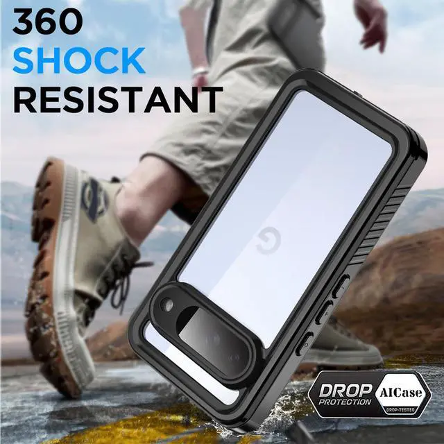 Alt view image 4 of 7 - SZYG Waterproof Case for Google Pixel 11 Shockproof Heavy Duty Case Built-in Screen Protector Rugged Full Body Protection Underwater Dust Proof IP68 Waterproof Cover for Pixel 11 Pro 6.3 inch 2026