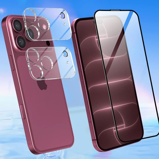 Main image of SZYG for Apple iPhone 18 Pro Max 2 Pack Tempered Glass Screen Protector & Camera Lens Cover 9H Hardness, HD Clear, No Bubbles, Scratch Resistant for iPhone 18 Pro Max 6.9" 2026