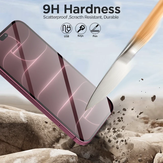 Alt view image 7 of 7 - SZYG for Apple iPhone 18 Pro Max 2 Pack Tempered Glass Screen Protector & Camera Lens Cover 9H Hardness, HD Clear, No Bubbles, Scratch Resistant for iPhone 18 Pro Max 6.9" 2026