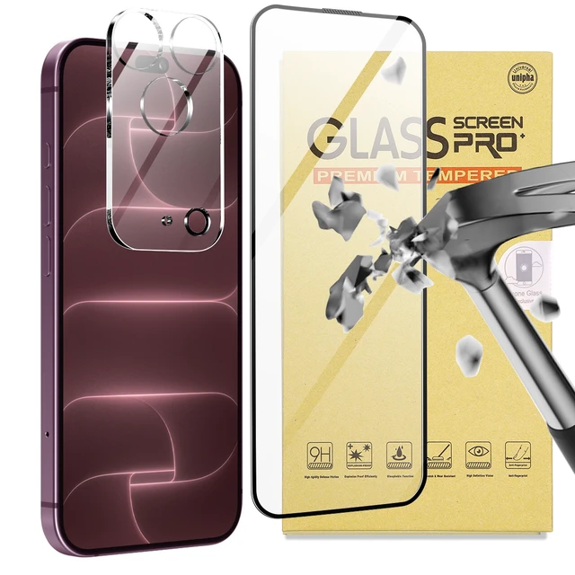 Alt view image 2 of 7 - SZYG for Apple iPhone 18 Pro Max 2 Pack Tempered Glass Screen Protector & Camera Lens Cover 9H Hardness, HD Clear, No Bubbles, Scratch Resistant for iPhone 18 Pro Max 6.9" 2026