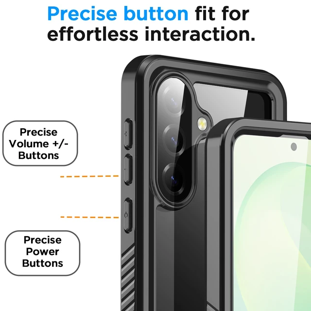 Alt view image 6 of 7 - SZYG Waterproof Case for Samsung Galaxy S26 FE 5G IP68 Underwater Shockproof Case Heavy Duty Military Drop Proof Cover Full Body Protection Built-in Screen Protector for Galaxy S26 FE 6.7 in 2026