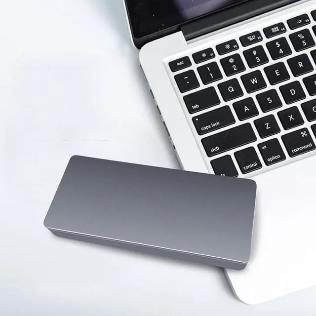 Alt view image 5 of 7 - onefavor Thunderbolt 3 hard drive enclosure - NVME M.2 solid state SSD - Type-C/USB3.1-40Gbps - external mobile hard drive enclosure -USB 4.0 universal hard drive enclosure