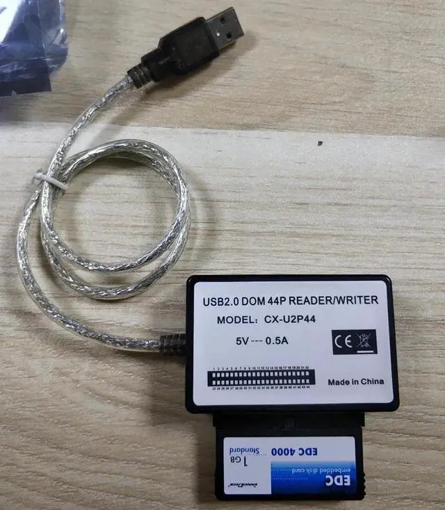Alt view image 2 of 4 - USB 2.0 DOM 44PIN READER/WRITER 44PIN Disk On Module Reader USB Card Reader