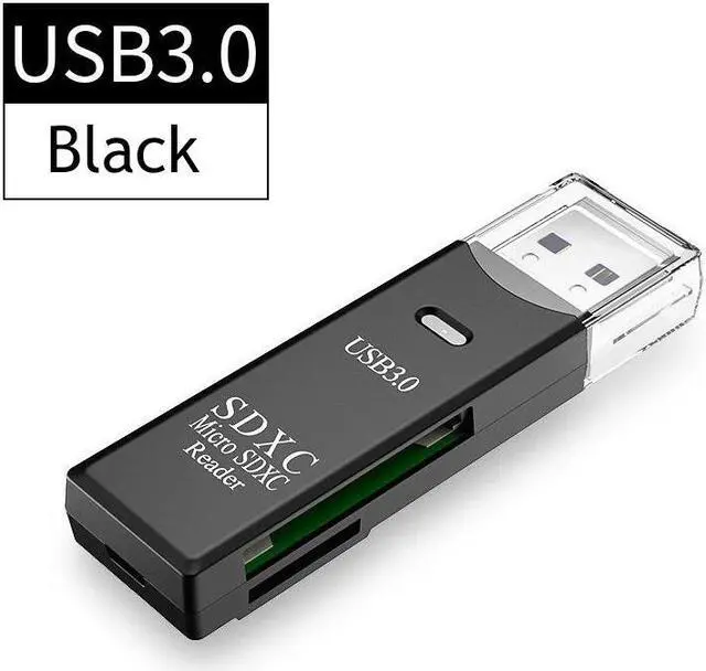 Alt view image 5 of 6 - USB3.0 phone memory Micro SD TF card SLR camera SD multi-function card reader Multi-Smart Card Reader For Notebook Computer Color random delivery