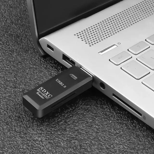 Alt view image 2 of 6 - USB3.0 phone memory Micro SD TF card SLR camera SD multi-function card reader Multi-Smart Card Reader For Notebook Computer Color random delivery
