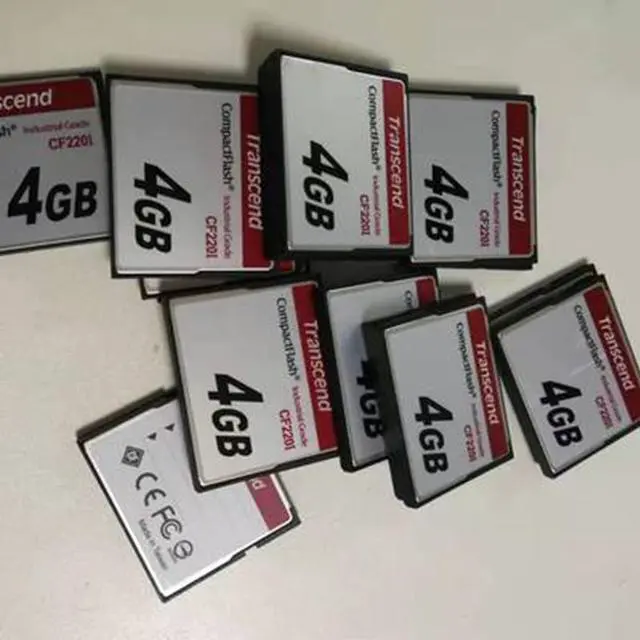 Alt view image 5 of 7 - Transcend CF card 4G industrial grade memory card grade SLC wide temperature military card TS4GCF220i CNC machine( Second-hand,Old) 4GB CF220I CF CARD INDUSTRIAL Send PC card readerSend PC