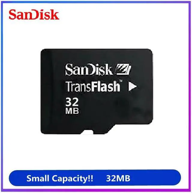 Main image of Original!! lot Sandisk 32MB  Micro SD Card Standard Flash Card Memory Microsd TF Card(Second-hand Bulk bare card wholesale)90% new