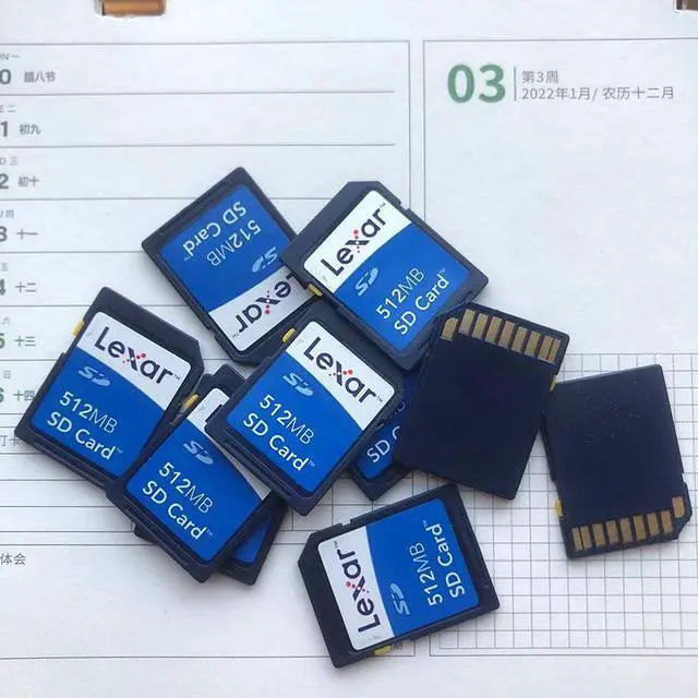 Alt view image 2 of 7 - Lexar lot SD 512M memory card Canon Kodak Nikon old CCD digital camera memory card advertising machine factory test SD card lot
