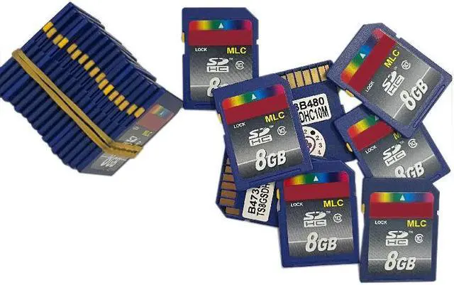 Alt view image 5 of 6 - 5pcs/lot!!!Original Transcend SD 8G industrial grade MLC memory card Canon Panasonic Nikon CCD digital camera SDHC large card