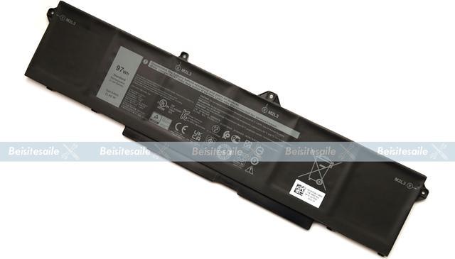 New Genuine 9JRV0 97Wh Battery for Dell Latitude 15 5521 Precision 15 3561  Alienware m17 R5 Series Laptop Batteries / AC Adapters 