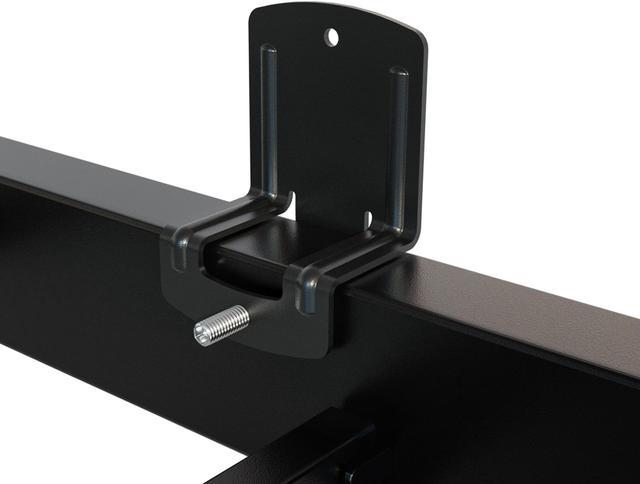 HOMDOCK Bed Frame Mattress Non Slip Gaskets, Set of 6 Mattress Holder Anti- Slip Baffle, Easy to Installation Metal Pad Gripper, Black 
