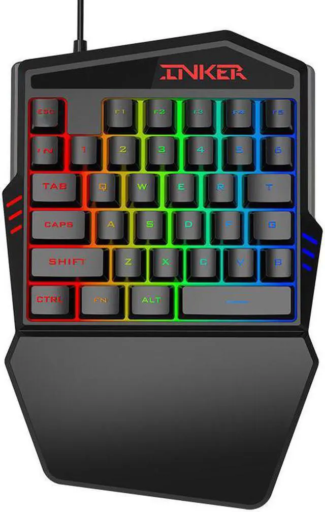 Main image of T-WOLF Mobile Gaming One-Handed KeyboardSpecification T19 Keyboard