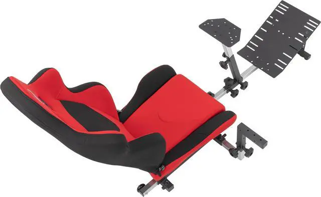 Alt view image 6 of 7 - OpenWheeler GEN3 Racing Wheel Stand Cockpit Red on Black| Fits All Logitech G923 | G29 | G920 | Thrustmaster | Fanatec Wheels | Compatible with Xbox One, PS4, PC Platforms