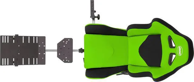 Alt view image 6 of 7 - OpenWheeler GEN3 Racing Wheel Stand Cockpit Green on BLACK | Fits All Logitech G923 | G29 | G920 | Thrustmaster | Fanatec Wheels | Compatible with Xbox One, PS4, PC Platforms