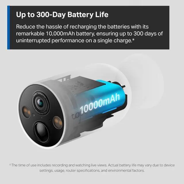 Alt view image 4 of 7 - Tapo MagCam, 2025 Wirecutter Best Outdoor Security Camera & PCMag Editors Choice, 2K, Battery, Magnetic Mount Wireless Camera, 150° FOV, SD/Cloud Storage, Person/Vehicle Detection