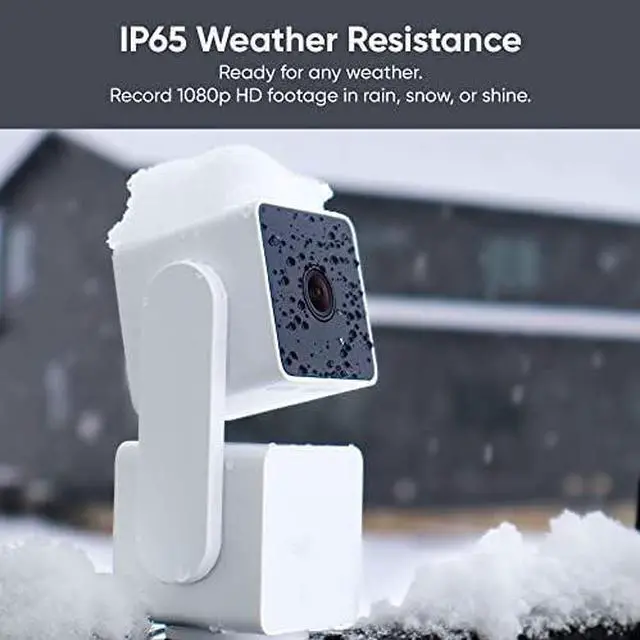 Alt view image 4 of 6 - WYZE Cam Pan v3 Indoor/Outdoor IP65-Rated 1080p Pan/Tilt/Zoom Wi-Fi Smart Home Security Camera with Color Night Vision, 2-Way Audio, Compatible with Alexa & Google Assistant, White, 2-Pack