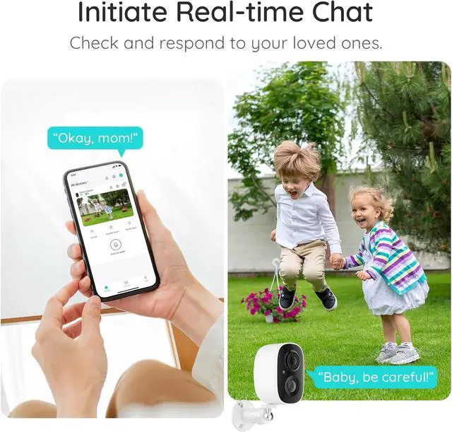 Alt view image 4 of 7 - Outdoor Security Camera Wireless 2K Camera for Home Security Wireless Outdoor Battery Security Cameras 2.4GHz WiFi Smart Motion Detection,Color Night Vision,Waterproof, Cloud/SD Storage