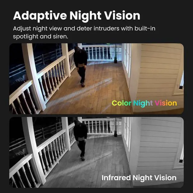 Alt view image 5 of 7 - Security Cameras Wireless Outdoor, 2K Outside Camera for Home Security, Battery Camera, Magnetic Mount, AI Detection, Color Night Vision, Spotlight, Waterproof, 2.4GHz WiFi, Cloud & SD Storage