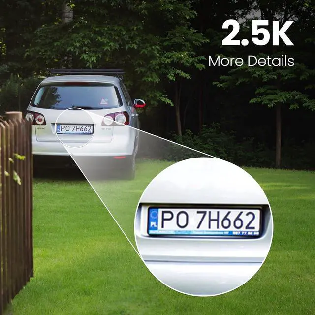 Alt view image 3 of 7 - Vimtag Security Camera Outdoor 2.5K, 2.4G/5G Smart Wi-Fi Cameras for Home Security with Color Night Vision, Motion Activated Spotlight/Siren, IP66,2-Way Audio, Support Cloud/512G SD Card Storage,Wired