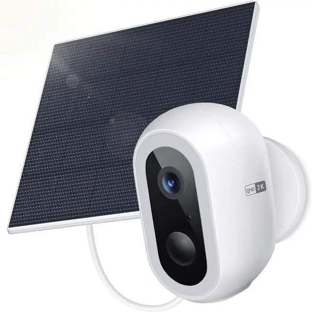 Main image of Laview 2K Solar Security Cameras Wireless Outdoor, Rechargeable Battery Wifi Cameras for Home Security with Spotlight Color Night Vision,Siren Alarm,AI Human Detection,IP65,2-Way Talk,Cloud/SD Storage