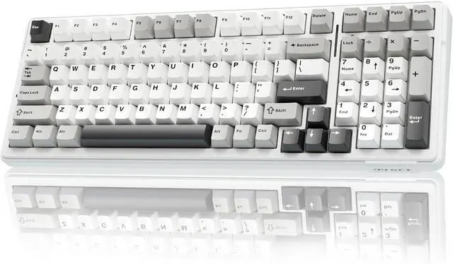 Main image of AULA F99 Wireless Mechanical Keyboard,Tri-Mode BT5.0/2.4GHz/USB-C Hot Swappable Custom Keyboard,Pre-lubed Linear Switches,RGB Backlit Computer Gaming Keyboards for PC/Tablet/PS/Xbox