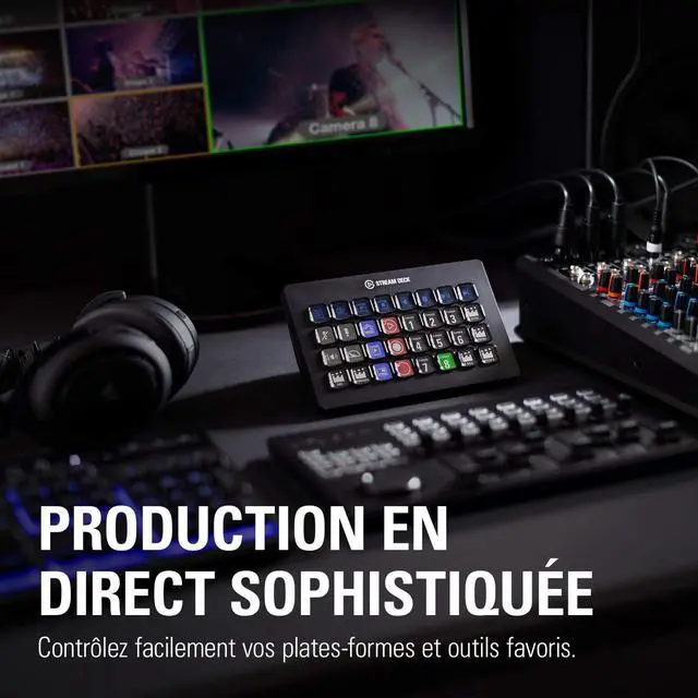 Alt view image 2 of 7 - Elgato Stream Deck XL  Advanced Studio Controller, 32 macro keys, trigger actions in apps and software like OBS, Twitch, YouTube and more, works with Mac and PC