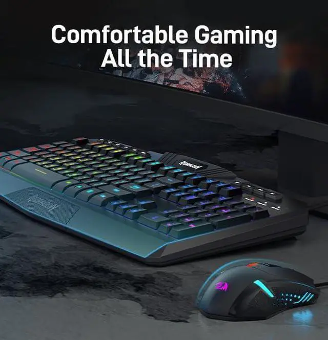 Alt view image 4 of 4 - Updated S101 Programmable Gaming Keyboard and Mouse, RGB Backlit Keyboard Mouse with Software, Independent Macro Record Keys, Value Combo Set
