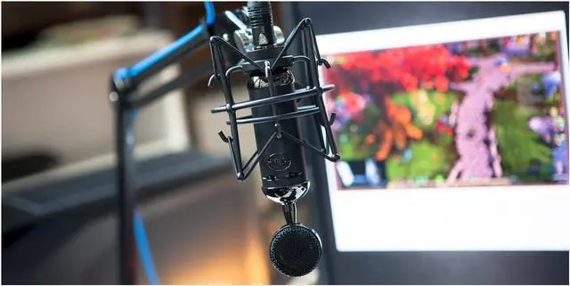 Alt view image 3 of 5 - Blue Blackout Spark SL XLR Condenser Microphone for Pro Recording, Streaming,Podcasting, Gaming, with Large Diaphragm Cardioid Mic Capsule, Shockmount, Detailed Natural Sound, Protective Case - Black