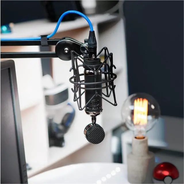 Alt view image 5 of 5 - Blue Blackout Spark SL XLR Condenser Microphone for Pro Recording, Streaming,Podcasting, Gaming, with Large Diaphragm Cardioid Mic Capsule, Shockmount, Detailed Natural Sound, Protective Case - Black
