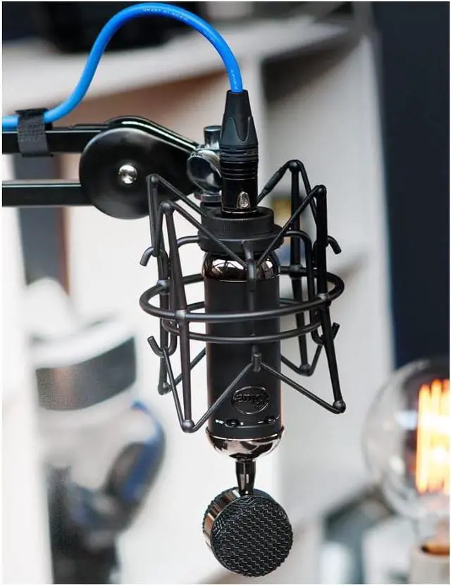Alt view image 4 of 5 - Blue Blackout Spark SL XLR Condenser Microphone for Pro Recording, Streaming,Podcasting, Gaming, with Large Diaphragm Cardioid Mic Capsule, Shockmount, Detailed Natural Sound, Protective Case - Black