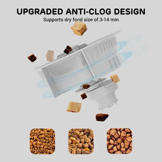 Alt view image 5 of 7 - FW54 5G/2.4GHz WiFi Automatic Feeder and Waterer 2-in-1 Set for Pets, 300 oz Large Capacity for 2 Weeks, Perfect for Working Parents