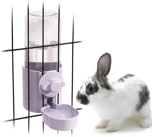 Main image of 17oz Rabbit Water Bottle, Pet Cage Suspended Water Dispenser, Hanging Automatic Small Pet Water Bowl for Bunny Cat Ferret