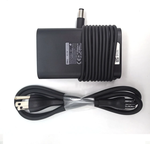 Alt view image 4 of 7 - Dell Laptop Charger 65W watt Barrel 7.4mm tip, Latitude 5280 5290 5490 5491 5285 5289 5480 5488 5580 5590 5591 AC Power Adapter 19.5V 3.34A, Black, LA65NM191