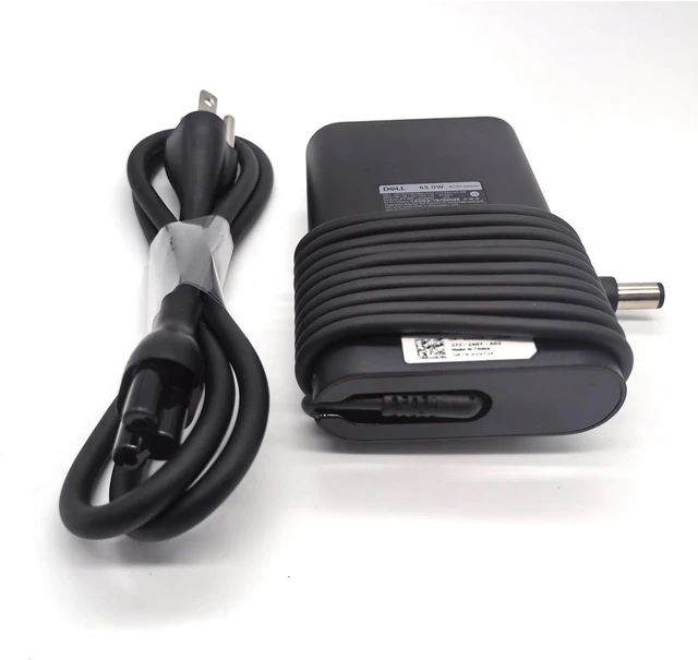 Alt view image 5 of 7 - Dell Laptop Charger 65W watt Barrel 7.4mm tip, Latitude 5280 5290 5490 5491 5285 5289 5480 5488 5580 5590 5591 AC Power Adapter 19.5V 3.34A, Black, LA65NM191