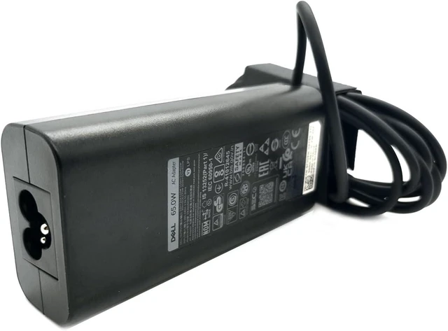 Alt view image 5 of 7 - For Dell Laptop Charger 65W USB-C,AC Adapter with Power Cord Cable,LA65NM190, HA65NM190, DA65NM190, HKA65NM200, Black