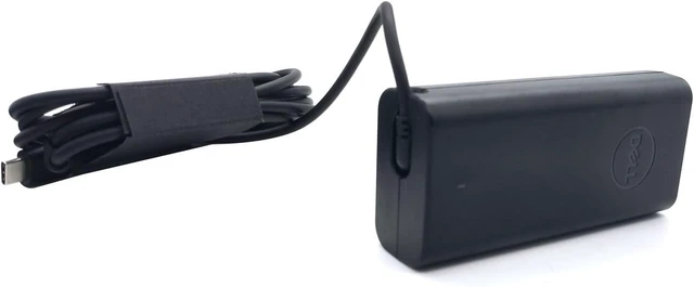 Alt view image 7 of 7 - For Dell Laptop Charger 65W USB-C,AC Adapter with Power Cord Cable,LA65NM190, HA65NM190, DA65NM190, HKA65NM200, Black