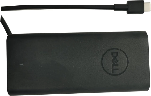 Alt view image 6 of 7 - For Dell Laptop Charger 65W USB-C,AC Adapter with Power Cord Cable,LA65NM190, HA65NM190, DA65NM190, HKA65NM200, Black