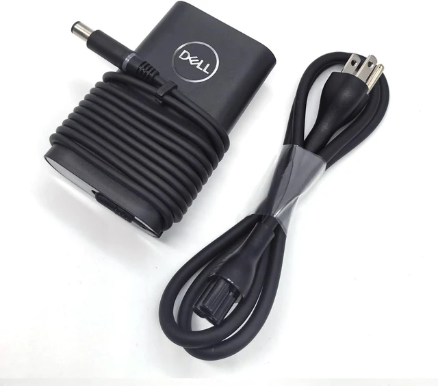Alt view image 2 of 7 - Dell Laptop Charger 65W watt Barrel 7.4mm tip, Latitude 7280 7285 7380 7389 7480 7290 7390 7490 AC Power Adapter 19.5V 3.34A, Black, LA65NM191