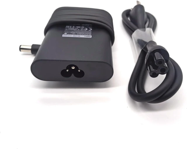 Alt view image 5 of 7 - Dell Laptop Charger 65W watt Barrel 7.4mm tip, Latitude 7280 7285 7380 7389 7480 7290 7390 7490 AC Power Adapter 19.5V 3.34A, Black, LA65NM191