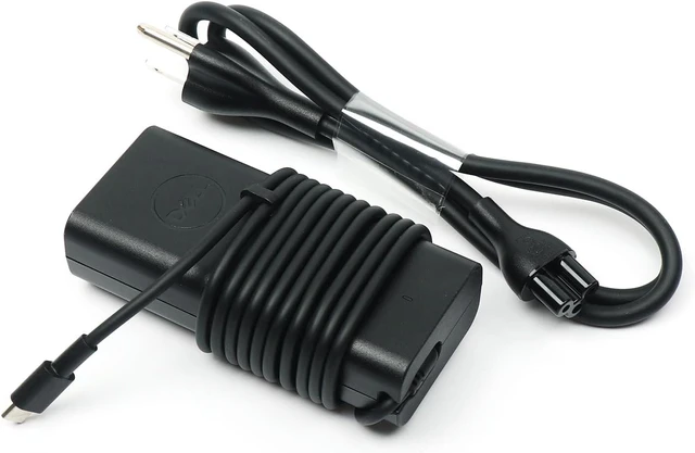 Main image of For Dell 65W USB-C Laptop Charger,Latitude 7400 7410 7420 7430 7440 7450 AC Adapter,20V 3.25A Computer Charger Cord Type C, Black, HA65NM190