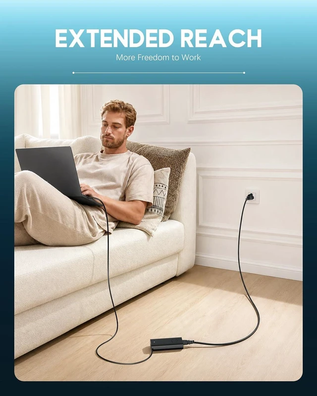 Alt view image 7 of 7 - Replacement for Dell Laptop Charger 65W Watt USB Type C AC Power Adapter