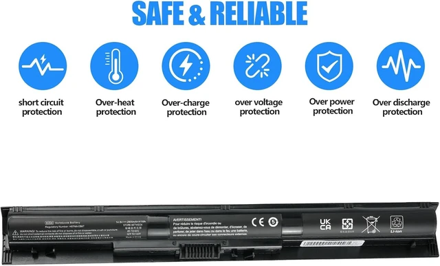 Alt view image 4 of 7 - KI04 K104 800049-001 800010-421 Replacement Laptop Battery