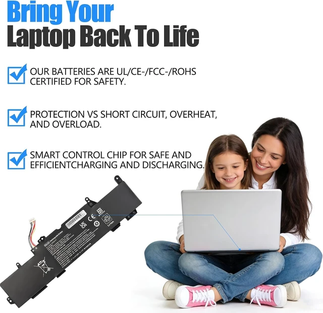 Alt view image 5 of 7 - SS03XL 933321-855 Laptop Battery for HP EliteBook 840 G5 G6