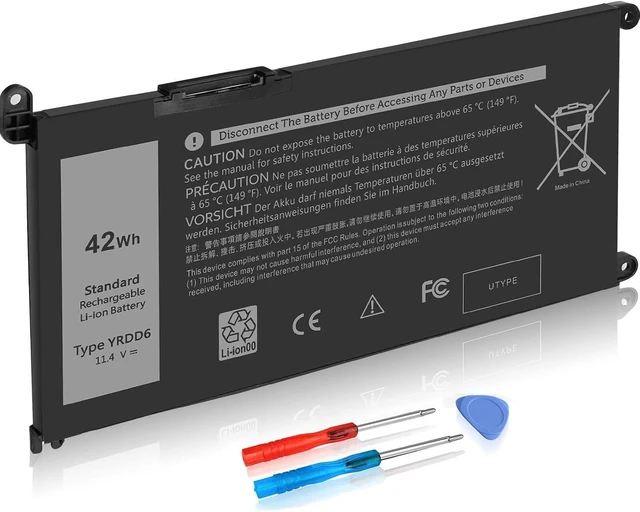 Main image of 42Wh YRDD6 Battery for Dell inspiron 15 3000 Series 3583 3593 3582 3584