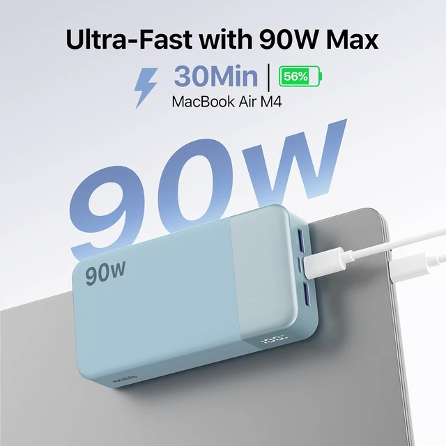 Alt view image 2 of 7 - Portable Charger 20000mAh 90W Laptop Power Bank