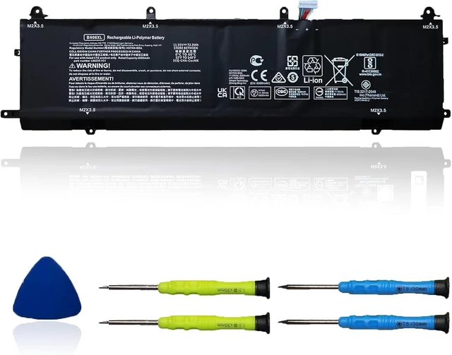Main image of BN06XL Laptop Battery Compatible with HP Spectre X360 BN06XL 15 15-eb000 15-eb0xxx 15-eb1xxx 15-EB0043DX 15T-EB000 15T-EB100 15T-EB 15-EB Series Series BNO6XL BN06072XL L68235-1C1 72.9Wh 11.55V