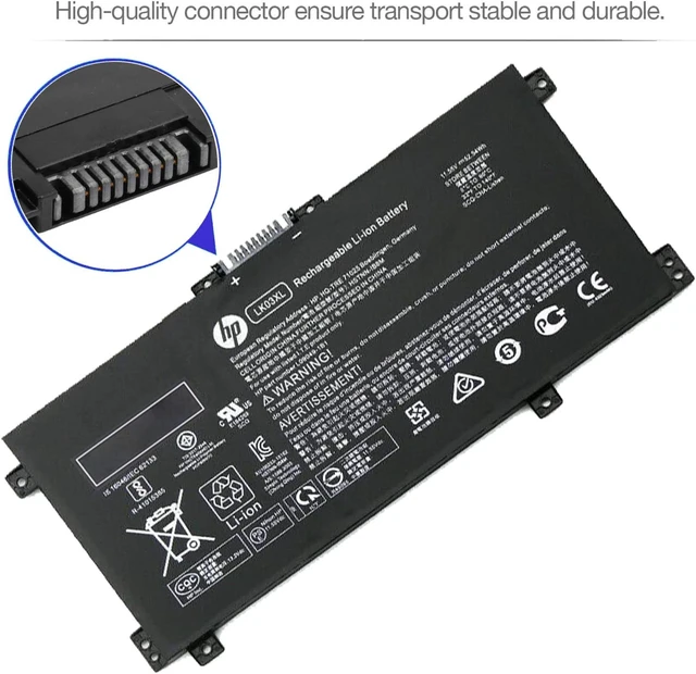Alt view image 4 of 7 - HP LK03XL L09281-855 916814-855 Battery for HP Envy X360 Convertible 15m-cn0xxx 15m-bp1xx 17m-ae011dx 17m-ce0013dx 17t-ce100 17-ae1xx 15-bq2xx 15m-bq1xx 15m-bp0xx 15-cp0xxx 15m-cp0xxx 15m-bp112dx